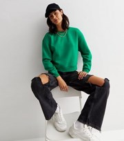New Look Green Crew Neck Sweatshirt